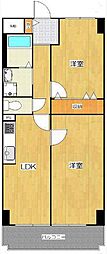 日生ロイヤルマンション高津 2LDKの間取図画像