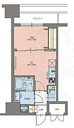 Vinoプレジオ本町 1DKの間取図画像