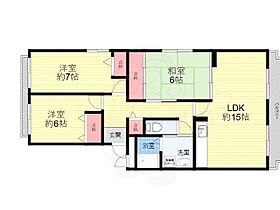 エスペランサ宝塚弐番館  ｜ 兵庫県宝塚市安倉南２丁目14番13号（賃貸マンション3LDK・4階・75.05㎡） その2