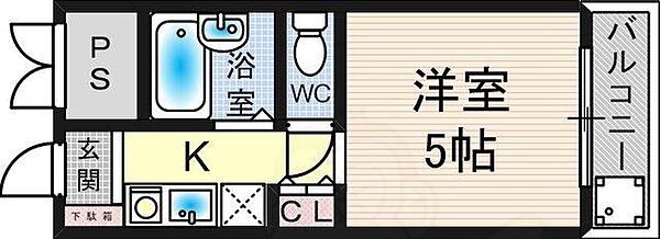 フレアコート 401｜兵庫県川西市中央町(賃貸マンション1R・4階・20.00㎡)の写真 その2