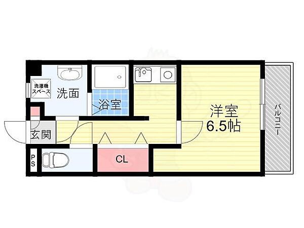 カーサ・デ・フローレス 303｜兵庫県川西市小花２丁目(賃貸マンション1K・3階・24.85㎡)の写真 その2