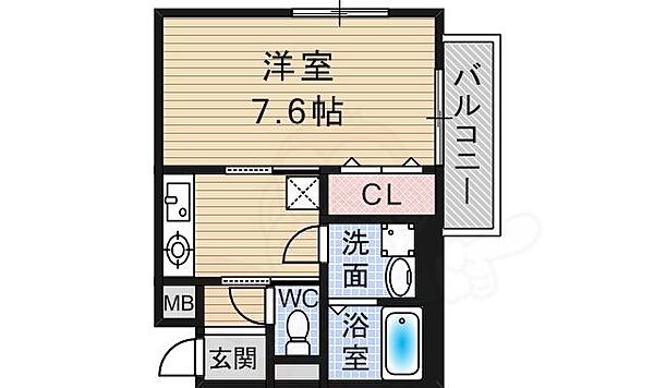 さつきハイツ ｜兵庫県宝塚市川面３丁目(賃貸アパート1K・2階・28.06㎡)の写真 その2