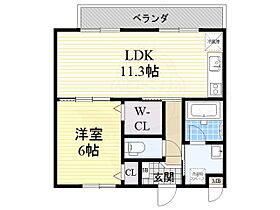 Centro Paese  ｜ 大阪府池田市宇保町13番15号（賃貸アパート1LDK・2階・43.47㎡） その2