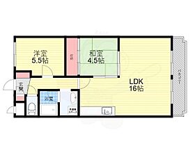 ビスタ萩原台 1号棟 313 ｜ 兵庫県川西市萩原３丁目1番20号（賃貸マンション2LDK・3階・56.00㎡） その2