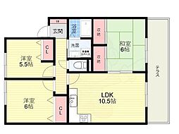 グリーンコートB棟 1階