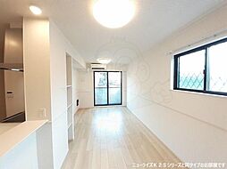 リバーサイド北園 1階1LDKの室内