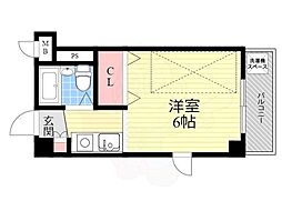 第一インテリジェントビル 1Kの間取図画像