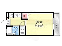 コマノ・マンション 1Kの間取図画像