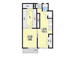 宝塚第5コーポラス 1SLDKの間取図画像