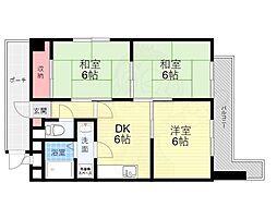 コンドミニアム丸の内 3DKの間取図画像