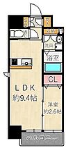 クローバー・フロント  ｜ 兵庫県尼崎市杭瀬本町３丁目（賃貸マンション1LDK・11階・32.10㎡） その2