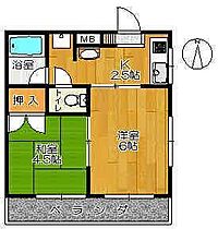 ルナ・パーク 302 ｜ 佐賀県佐賀市唐人2丁目（賃貸マンション2K・3階・29.81㎡） その2