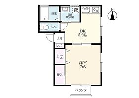 ヘリアンザスII 101 ｜ 佐賀県佐賀市本庄町大字本庄（賃貸アパート1DK・1階・31.05㎡） その2