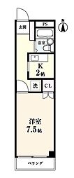 間取図画像 1K