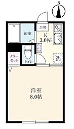 間取図画像 1K