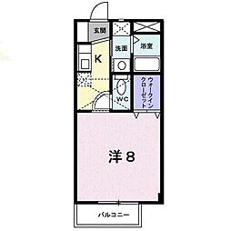 間取図画像 1K