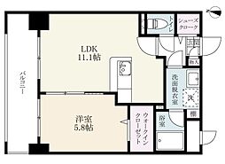 仮）サンライズビル 3階1LDKの間取り