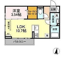 間取図画像 1LDK