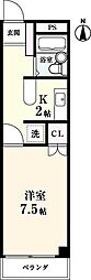 間取図画像 1K