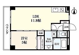 シンフォニィ駅前中央 1LDKの間取図画像