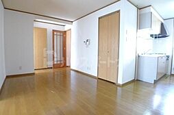 東武野田線 六実駅 徒歩5分の賃貸アパート 1階2LDKのリビング/ダイニング