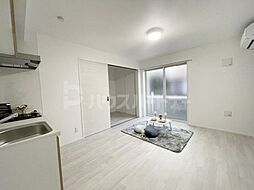 東武野田線 六実駅 徒歩9分の賃貸アパート 2階1LDKのリビング/ダイニング