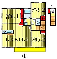 間取図画像 3LDK