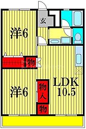 間取図画像 3DK