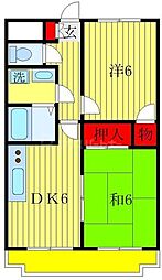 間取図画像 2DK