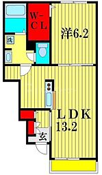 間取図画像 1LDK