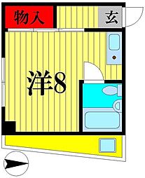 東和ビル ワンルームの間取図画像