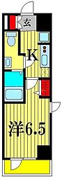 LIME RESIDENCE KITA MATSUDO 1Kの間取図画像