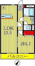 間取図画像 1LDK
