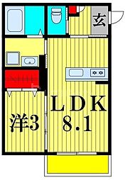 間取図画像 1LDK