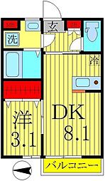 間取図画像 1DK