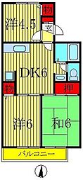 間取図画像 3DK