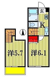 A-Box 2Kの間取図画像