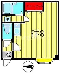 コンフォート我孫子 ワンルームの間取図画像