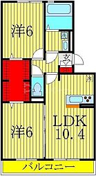 コンフォルト 2LDKの間取図画像