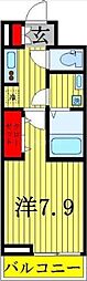 コンフォート・T 1Kの間取図画像