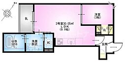 REGALEST 柏テラス 1LDKの間取図画像