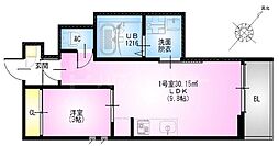 REGALEST rice 1LDKの間取図画像