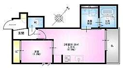 REGALEST HINATA 1LDKの間取図画像