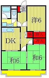コーポ飯田第二マンション 2階/-