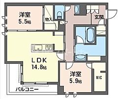 物件の間取り