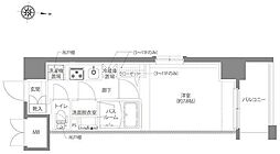 AELL亀有 11階1Kの間取り
