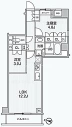 Alivis綾瀬 2LDKの間取図画像