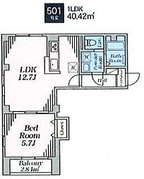 間取図画像 1LDK