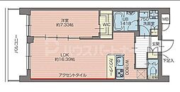 プレジオ北綾瀬ASIAN 1LDKの間取図画像
