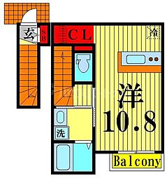 リベルタ ワンルームの間取図画像